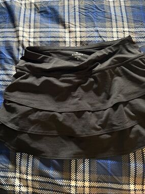 Athleta Black Layered Active Skort